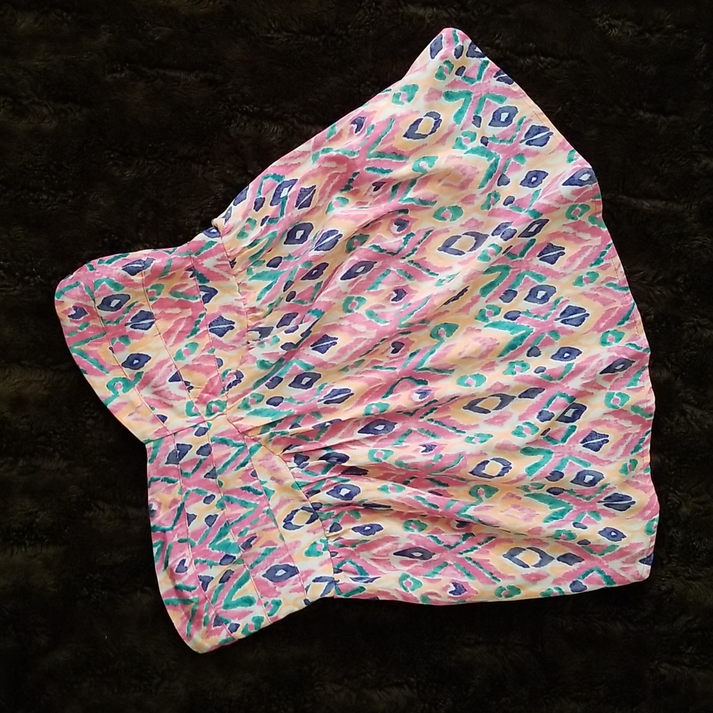 Roxy Multicolor Strapless Top - XS